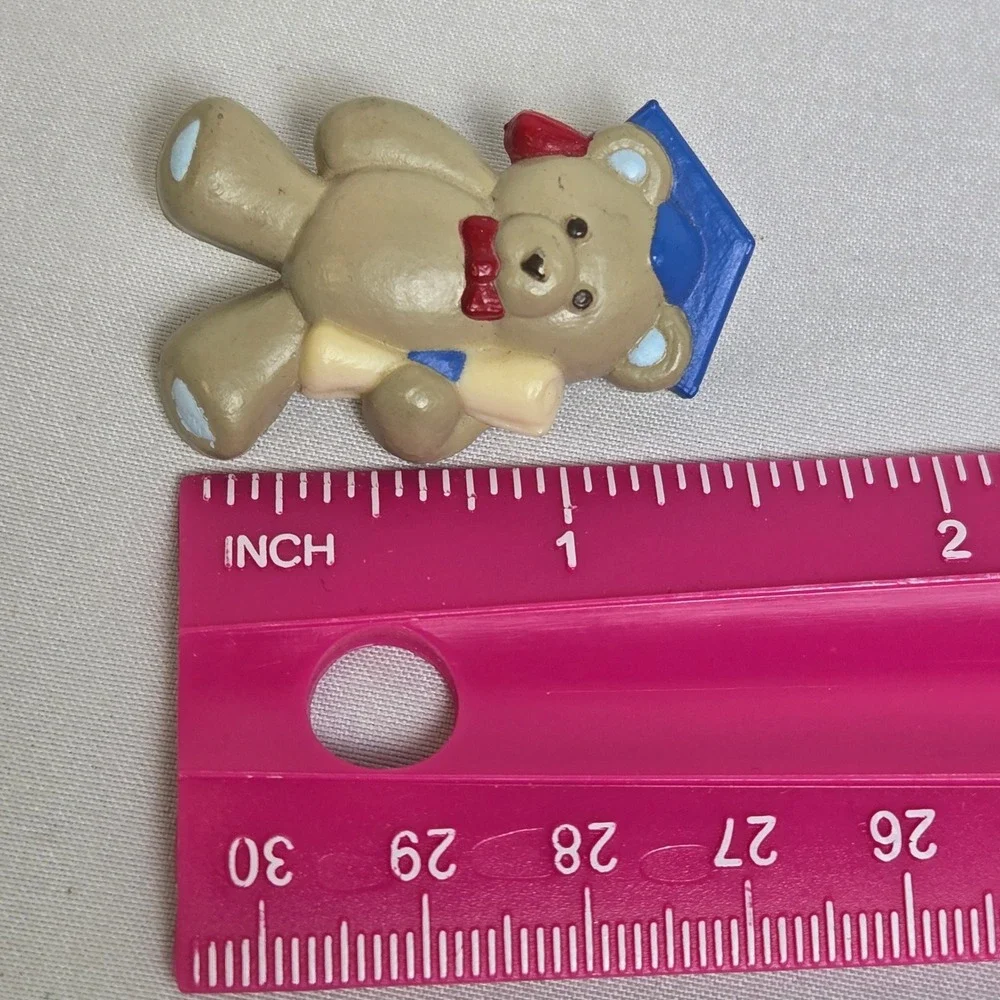 Graduation Teddy Bear Pin Brooch 1.5
